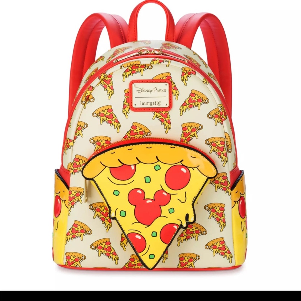 Loungefly Disney Parks l Mini Backpack - Disney Eats Mickey Pizza